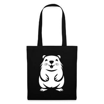 Simple Groundhog - Tote Bag - black - Front