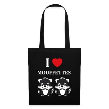 Humour Mouffette - Sac en tissu - noir - Devant