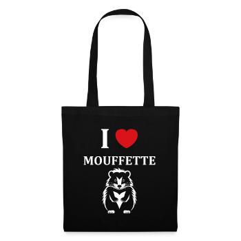 Humour Mouffette - Sac en tissu - noir - Devant