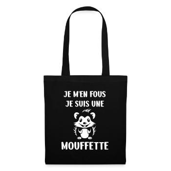 Humour Mouffette - Sac en tissu - noir - Devant
