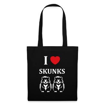 Humour Mouffette - Sac en tissu - noir - Devant
