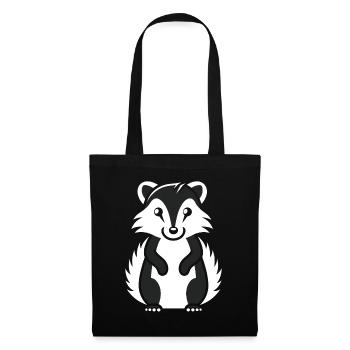 Humour Mouffette - Sac en tissu - noir - Devant
