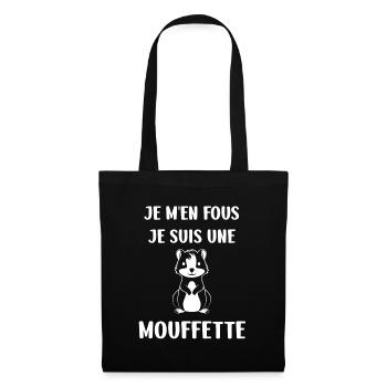 Humour Mouffette - Sac en tissu - noir - Devant