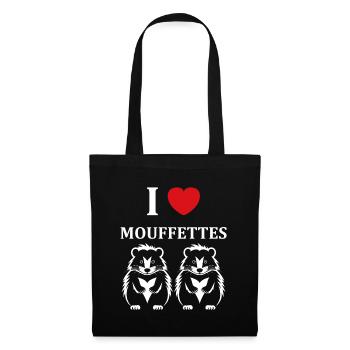 Humour Mouffette - Sac en tissu - noir - Devant