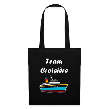 Team Croisière - Sac en tissu - noir - Devant