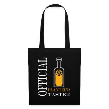 Humour punch planteur - Sac en tissu - noir - Devant