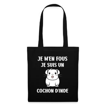 Humour cochon d'ine - Sac en tissu - noir - Devant