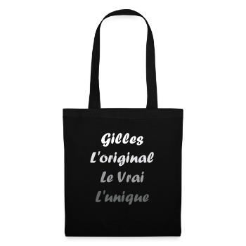 Super Gilles - Sac en tissu - noir - Devant