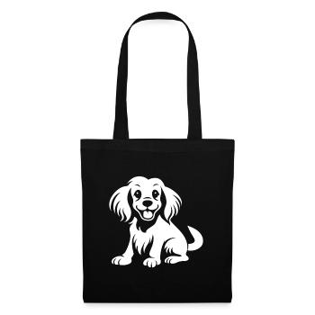 Cocker Spaniel Dog - Tote Bag - black - Front