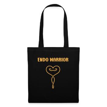 sensibilisation endométriose - Sac en tissu - noir - Devant