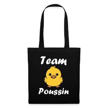 Humour petit poussin - Sac en tissu - noir - Devant