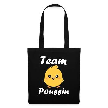 Humour petit poussin - Sac en tissu - noir - Devant