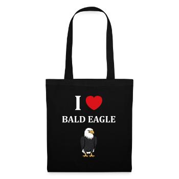 Citation humour Oiseau aigle - Sac en tissu - noir - Devant