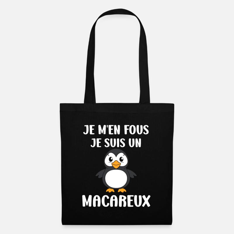 macareux - Sac en tissu - noir
