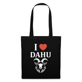 dahu - Sac en tissu - noir - Devant