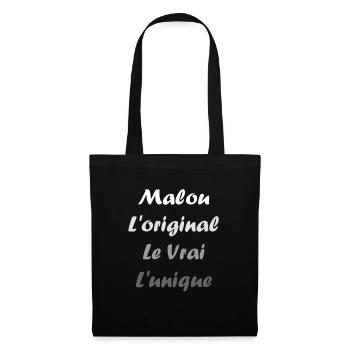 Malou - Sac en tissu - noir - Devant