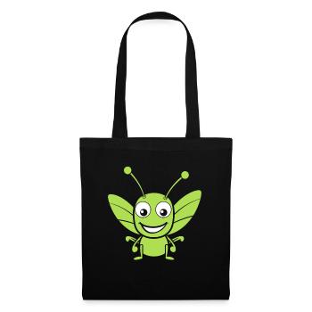 Sauterelle - Sac en tissu - noir - Devant