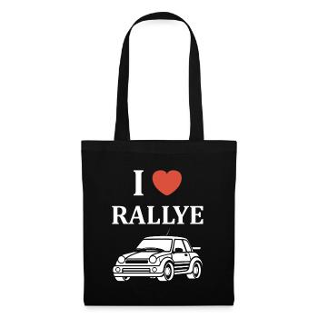 Humour pilote de rallye - Sac en tissu - noir - Devant