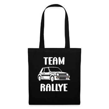 Humour pilote de rallye - Sac en tissu - noir - Devant