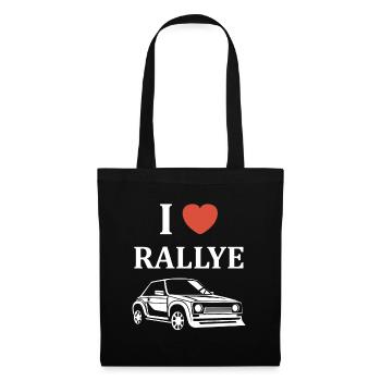 Humour pilote de rallye - Sac en tissu - noir - Devant