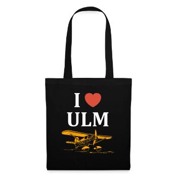 I love ulm - Sac en tissu - noir - Devant
