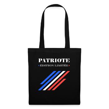 Patriot Limitierte Auflage - Stoffbeutel - Schwarz - Vorne
