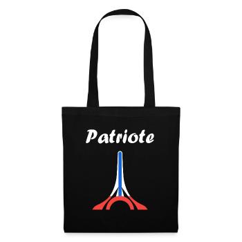 Patriotic France Emblem - Tote Bag - black - Front