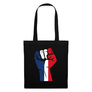 France patriote - Sac en tissu - noir - Devant