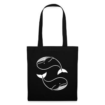 Baby Whale - Tote Bag - black - Front