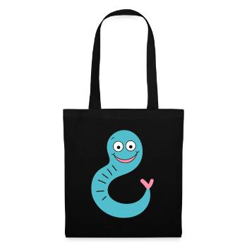 earthworm - Tote Bag - black - Front