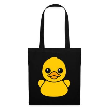 canard - Sac en tissu - noir - Devant