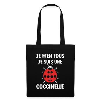 amour Coccinelle - Sac en tissu - noir - Devant