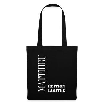 Matthieu - Sac en tissu - noir - Devant