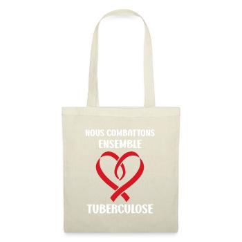 Sensibilisation à la tuberculose - Sac en tissu - nature - Devant