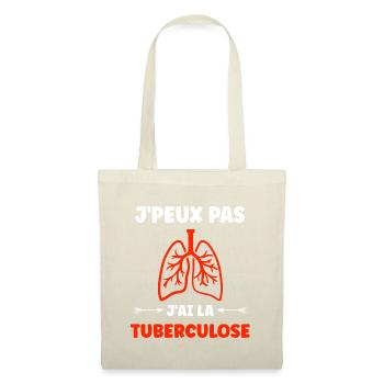 Sensibilisation à la tuberculose - Sac en tissu - nature - Devant