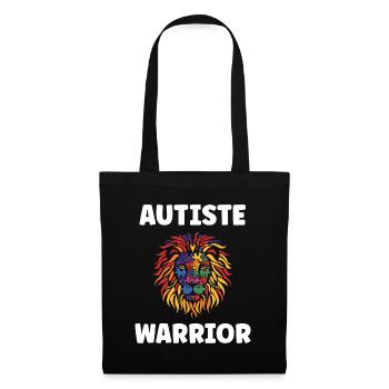 sensibilisation a l'autisme autiste - Sac en tissu - noir - Devant