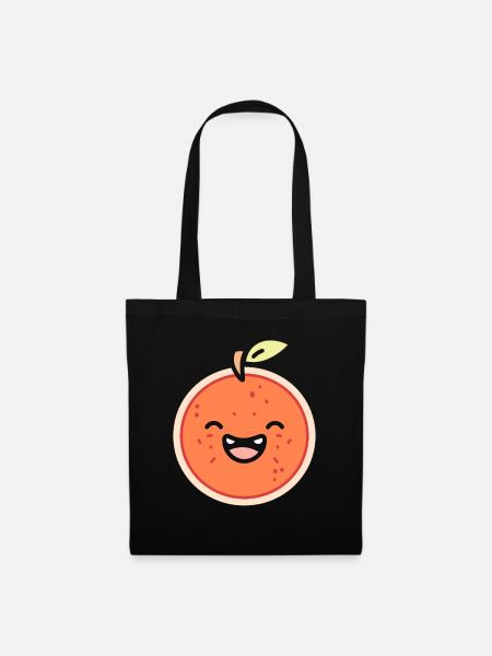 Grapefruit - Stoffbeutel - Schwarz