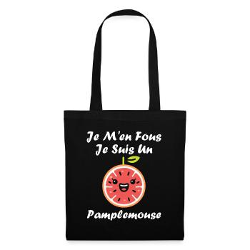 Humour Pamplemousse - Sac en tissu - noir - Devant