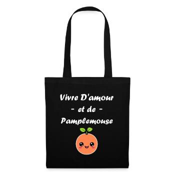 Humour Pamplemousse - Sac en tissu - noir - Devant