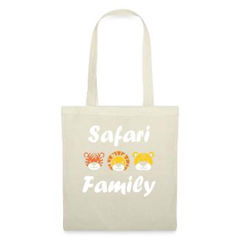 Safari family - Sac en tissu - nature - Devant