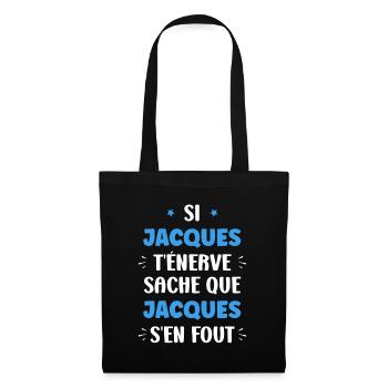 Jacques - Sac en tissu - noir - Devant