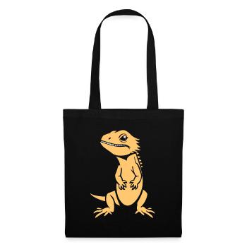 Bearded Dragon - Tote Bag - black - Front