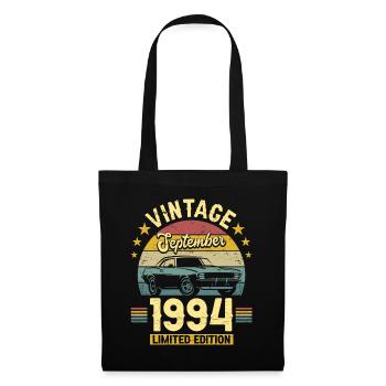 Septembre 1994 Voiture 30ème Anniversaire - Sac en tissu - noir - Devant