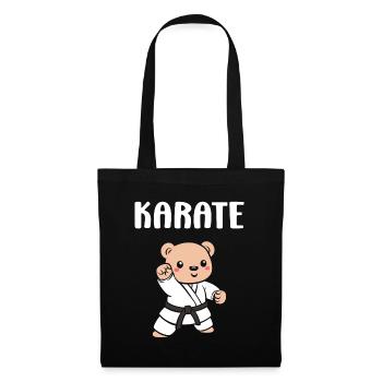 Karate - Stoffbeutel - Schwarz - Vorne