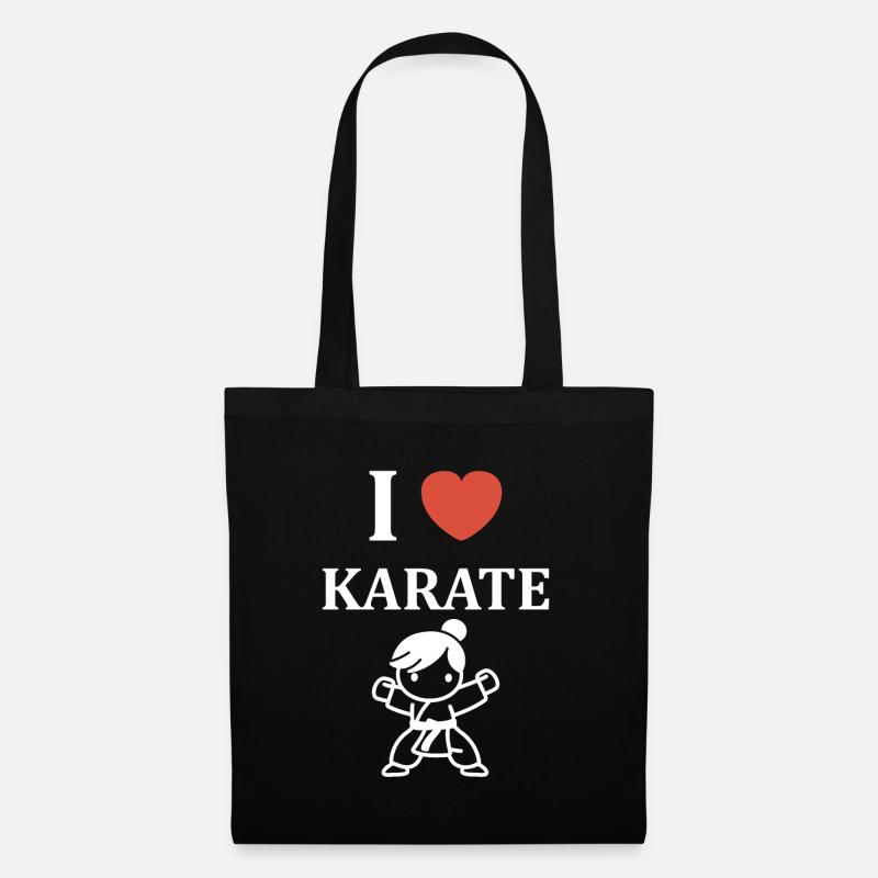 Karate - Stoffbeutel - Schwarz