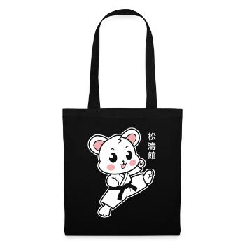 karate - Sac en tissu - noir - Devant