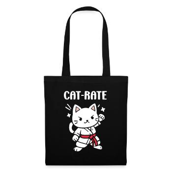 karate - Sac en tissu - noir - Devant