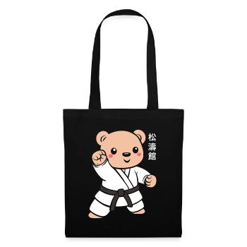 karate - Sac en tissu - noir - Devant