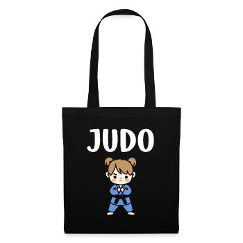 Judo - Stoffbeutel - Schwarz - Vorne
