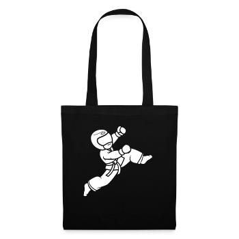 Taekwondo - Stoffbeutel - Schwarz - Vorne